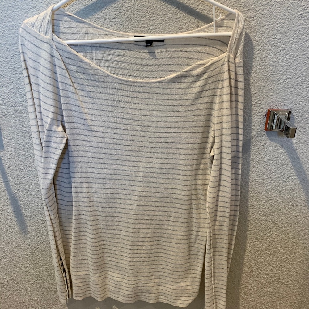 GAP boatneck striped sweater